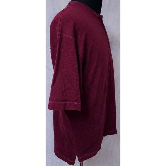 American Crusader Mens Medium Red Short Sleeve Comfort Utility Work Polo Shirt - Picture 6 of 10